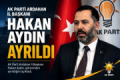 AK Parti Ardahan İl Başkanı Hakan Aydın görevinden ayrıldığını açıkladı. Fotoğrafı